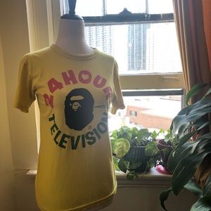 BATHING APE - woman’s bape 24 hour television tee